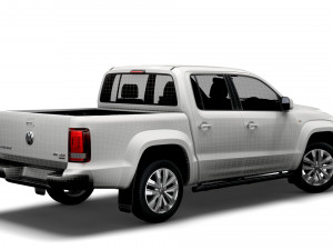 volkswagen amarok highline doublecab uk-spec 2020 3D Модель