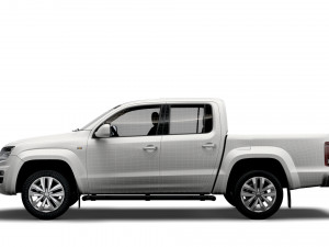 volkswagen amarok highline doublecab uk-spec 2020 3D Модель