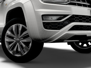 volkswagen amarok highline doublecab uk-spec 2020 3D Модель