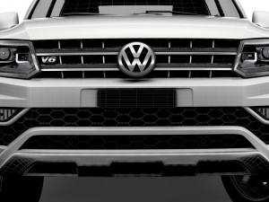 volkswagen amarok highline doublecab uk-spec 2020 3D Модель