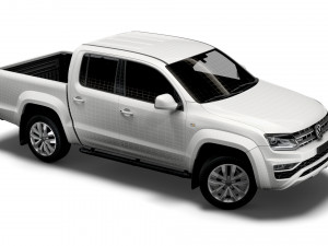 volkswagen amarok highline doublecab uk-spec 2020 3D Модель