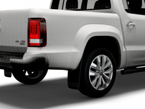 volkswagen amarok highline doublecab uk-spec 2020 3D Модель