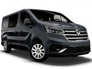 renault trafic combi 2021 3D Model