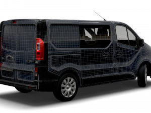 renault trafic combi 2021 3D Model