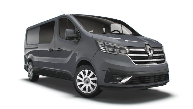 renault trafic combi lwb 2021 3D-Modell .c4d .max .obj .3ds .fbx .stl .blend 
