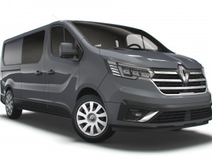 renault trafic combi lwb 2021 3D Модель