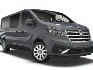 रेनॉल्ट ट्रैफिक कॉम्बी एलडब्ल्यूबी 2021 3D मॉडल