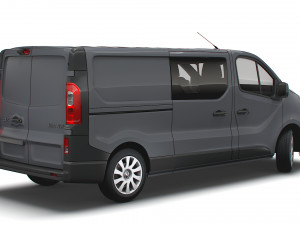 renault trafic combi lwb 2021 3D-Modell