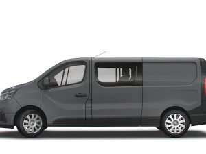 renault trafic combi lwb 2021 3D Model