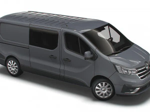 renault trafic combi lwb 2021 3D Model