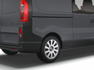 renault trafic combi lwb 2021 3D-Modell