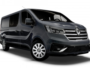 renault trafic combi lwb 2021 3D-Modell