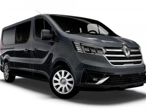 renault trafic combi lwb 2021 3D Model