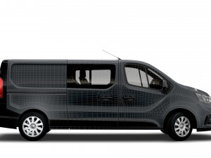 renault trafic combi lwb 2021 3D-Modell
