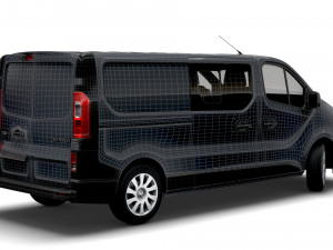 renault trafic combi lwb 2021 3D-Modell