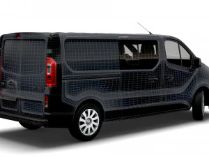 renault trafic combi lwb 2021 3D Model