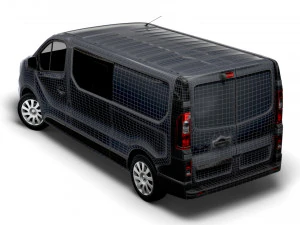 renault trafic combi lwb 2021 3D Model