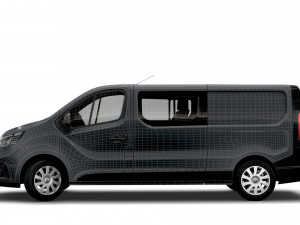 renault trafic combi lwb 2021 3D-Modell
