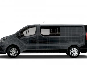 renault trafic combi lwb 2021 3D Model