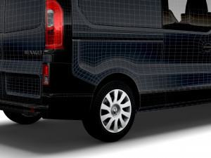 renault trafic combi lwb 2021 3D-Modell