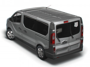 renault trafic minibus 2021 3D Модель