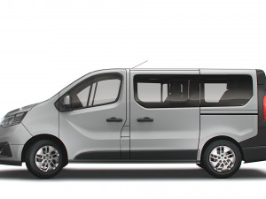 renault trafic minibus 2021 Modelo 3D