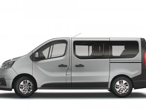 renault trafic minibus 2021 3D Model