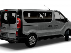 renault trafic minibus 2021 Modelo 3D