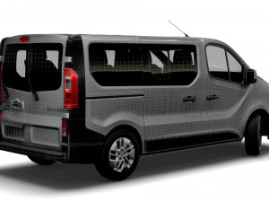 renault trafic minibus 2021 3D Model