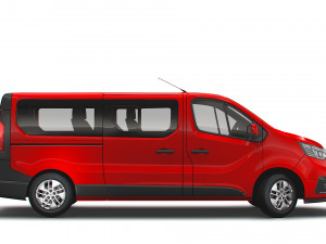 renault trafic minibus lwb 2021 Modelo 3D