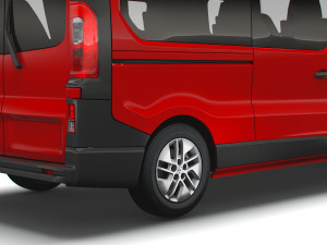 renault trafic minibus lwb 2021 Modelo 3D