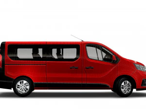 renault trafic minibus lwb 2021 3D Model