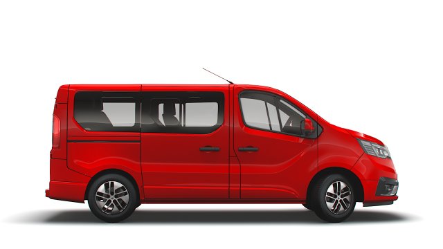 renault trafic spaceclass 2021 3D Model in Van and Minivan 3DExport
