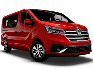 renault trafic spaceclass 2021 3D Модель