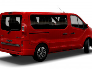 renault trafic spaceclass 2021 3D Модель
