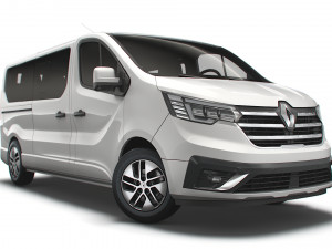 renault trafic spaceclass lwb 2021 3D Модель