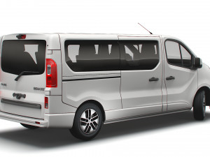 renault trafic spaceclass lwb 2021 3D Model