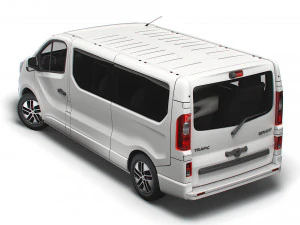renault trafic spaceclass lwb 2021 3D Model