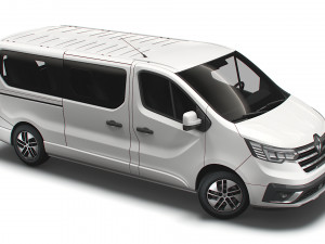 renault trafic spaceclass lwb 2021 3D Model