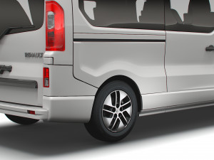renault trafic spaceclass lwb 2021 3D Model