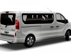 renault trafic spaceclass lwb 2021 3D Model