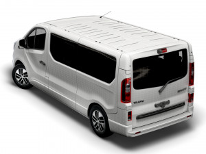 renault trafic spaceclass lwb 2021 3D Model