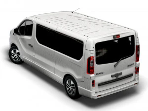 renault trafic spaceclass lwb 2021 3D Model