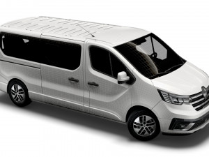 renault trafic spaceclass lwb 2021 3D Model