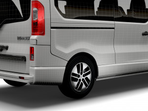 renault trafic spaceclass lwb 2021 3D Model