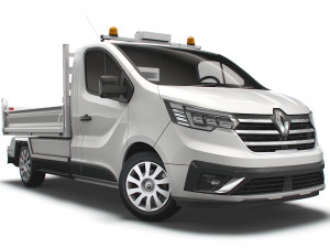renault trafic tipper 2021 3D Model