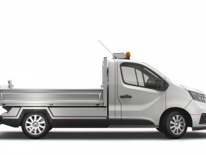 renault trafic tipper 2021 3D Model