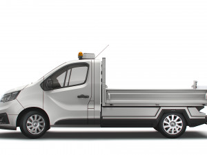 renault trafic tipper 2021 3D Model