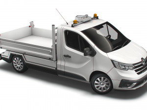 renault trafic tipper 2021 3D Model