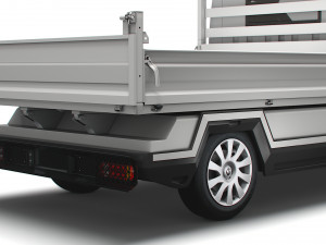renault trafic tipper 2021 3D Model